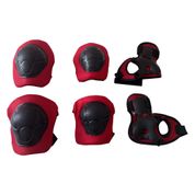 Kit de Proteção - 3 Peças - Vermelho - Uni Toys