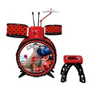 Bateria Infantil - Miraculous - Ladybug - Fun