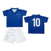 Conjunto Uniforme Bebê Cruzeiro Dry Oficial - Torcida Baby