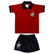 Conjunto Flamengo Uniforme Bebê Polo - Torcida Baby