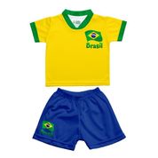 Conjunto Uniforme Bebê Brasil - Torcida Baby