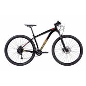 Bicicleta Mtb Caloi Moab Aro 29 - 2021 - Microshift - Quadro 17" - 18 Velocidades - Preto