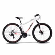 Bicicleta MTB Caloi Vulcan Aro 29 - 15'' - 21 Velocidades - Branco