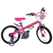 Bicicleta Princesas Disney com Cesta - Aro 16 - Bandeirante