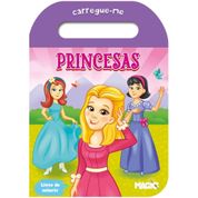 LIVRO INFANTIL COLORIR PRINCESA CARREGUE ME 32PGS