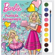 LIVRO INFANTIL COLORIR BARBIE AQUARELA