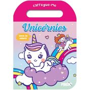 LIVRO INFANTIL COLORIR UNICORNIO CARREGUE ME 32PGS