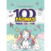 LIVRO INFANTIL COLORIR UNICORNIOS E AMIGOS 100PG.