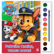 LIVRO INFANTIL COLORIR PATRULHA CANINA AQUARELA