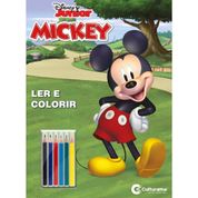 LIVRO INFANTIL COLORIR POP MICKEY LER E COLORIR 16P