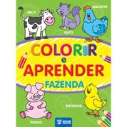 LIVRO INFANTIL COLORIR COLORIR E APRENDER 4 TITULOS