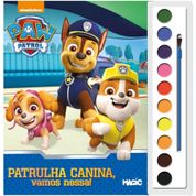 LIVRO INFANTIL COLORIR PATRULHA CANINA AQUARELA