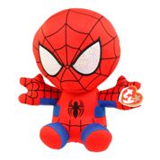 Pelúcia Beanie Babies TY - 24 Cm - Disney - Marvel - Spider-Man - DTC