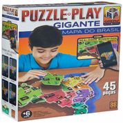 PUZZLE PLAY GIGANTE - MAPA DO BRASIL GROW - 3635