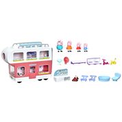 Mini Figuras e Veículo - Peppa Pig - Motorhome da Família - Hasbro