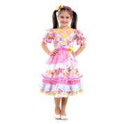 Fantasia De Festa Junina Infantil Vestido Ana Rosa