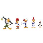 Conjunto 5 Figuras Colecionáveis 10 Cm - Pica-Pau - O Show da Turma - Brincando com a Turma - DTC