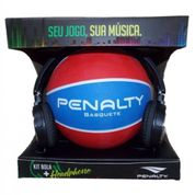 Conjunto Bola de Basquete VII e Headphone - Penalty