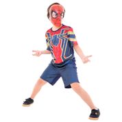 Fantasia Infantil - Disney - Marvel - Vingadores - Guerra Infinita - Iron Spider-Man - Regina Festas