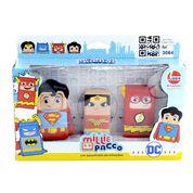 Conjunto Milliepacco - Super Friends - Mulher Maravilha - Superman - Flash - Emoções - Líder