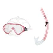 Conjunto de Mergulho - Máscara e Snorkel - Scuba - Rosa - Speedo