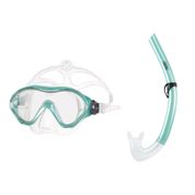 Conjunto de Mergulho - Máscara e Snorkel - Scuba - Verde - Speedo