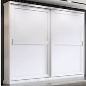 Guarda Roupa Dublin com 2 Portas de Correr - Branco