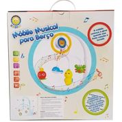 Móbile Musical Giratório Berço de Bebê Animais Zoo Kitstar 418Z