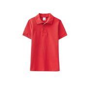 Camisa Polo Vermelha Em Piquê Premium Malwee Kids