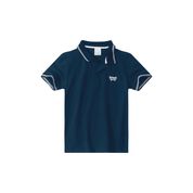 Camisa Polo Piquê Estampa Relevo Menino Malwee Kids