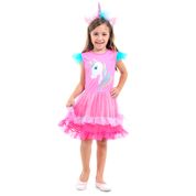 Fantasia Infantil com Acessórios - Unicórnio Faces - De Luxo - Sulamericana - P
