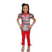 Conjunto Infantil São Paulo Polo e Legging Oficial