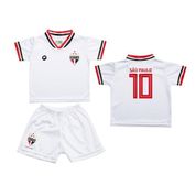 Conjunto Bebê São Paulo Uniforme Branco - Torcida Baby