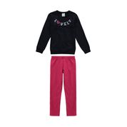 Conjunto Em Moletom Flanelado Malwee Kids