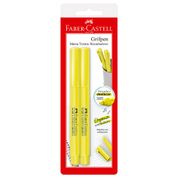 Caneta Marca Texto - Grifpen - 2 Cores - Amarela - Faber-Castell