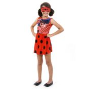 Fantasia Infantil - Carnaval - Ladybug Faces - Sulamericana