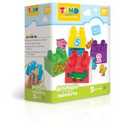 Bloco de Montar - Tand Baby - 5 peças - Animais e seus Números - Toyster