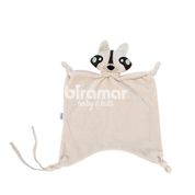 Naninha para Bebê - 30 Cm - Plush Bordada Sweet - Guaxinim Cinza - Biramar