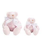 Pelúcias - 36 e 27 Cm - Barnie e Elliot - Cisne Rosa - Biramar