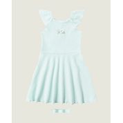 Vestido Malwee Kids Malha Azul