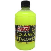 Cola Glow Neon para Slime - 500g - Amarela - Reval