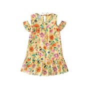 Vestido Floral Plumetis Menina Malwee Kids