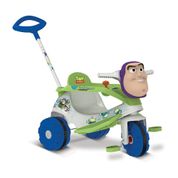 Triciclo de Passeio e Pedal - Velobaby - Disney - Toy Story - Buzz Lightyear - Bandeirante