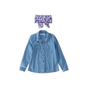 Camisete Tradicional Em Jeans Malwee Kids