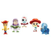 Conjunto de Mini Figuras - Disney - Toy Story 4 - 5 Personagens - Mattel