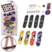 Skates de Dedo Tech Deck - Kit Com 4 E Acessórios - Sunny