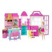 Boneca Barbie Playset Cook'n Grill Restaurant Mattel