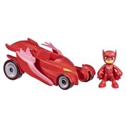 Mini Boneco e Veículo - PJ Masks - Corujita e Planador Coruja Deluxe - Vermelho - 10 cm - Hasbro