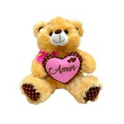 Urso De Pelucia Amor Com Coracao Caramelo Fizzy