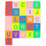 Tapete Infantil Tatame em Eva Alfabeto Colorido 26 Pcs 30x30